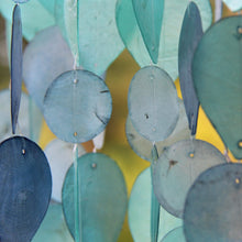 Load image into Gallery viewer, Capiz Wind Chime - Blue Paradise - Dyenamic Art
