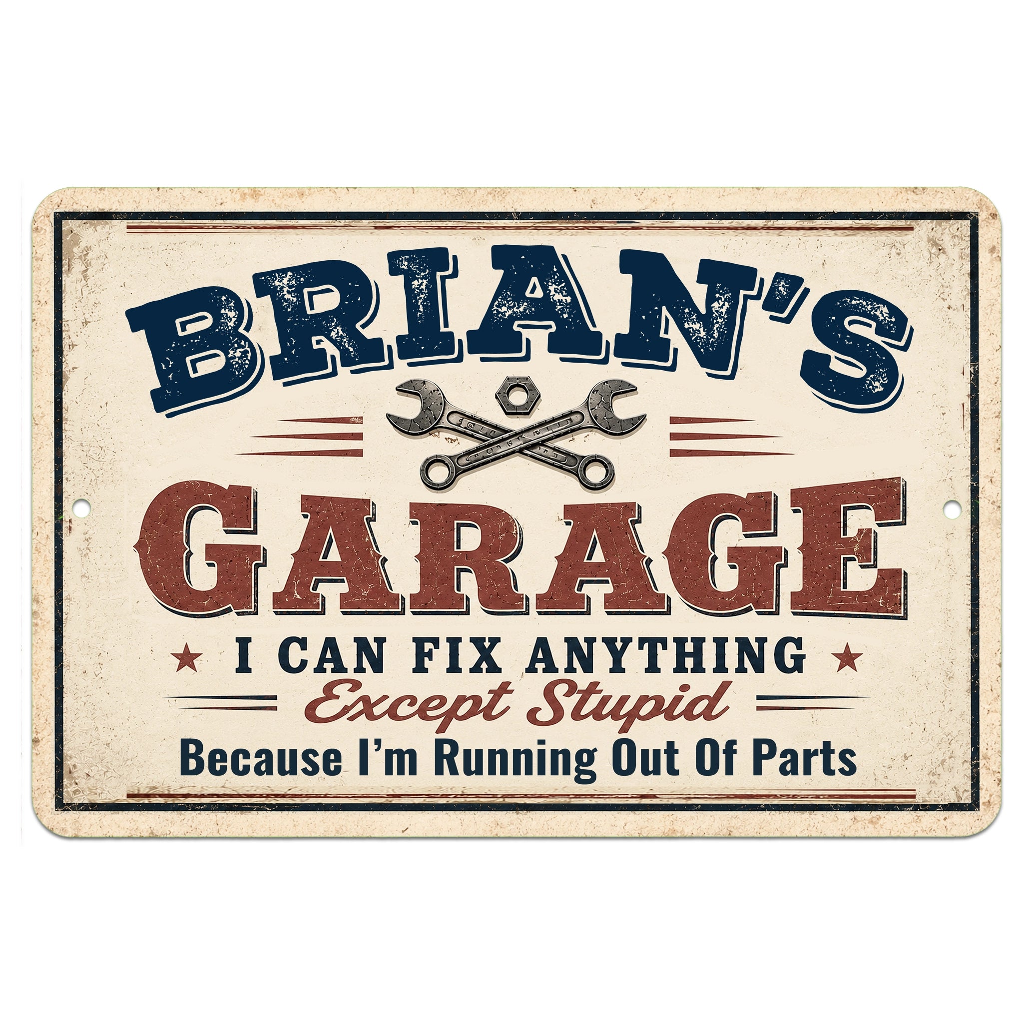 Personalized Garage Sign | Custom Mechanic Workshop Decor