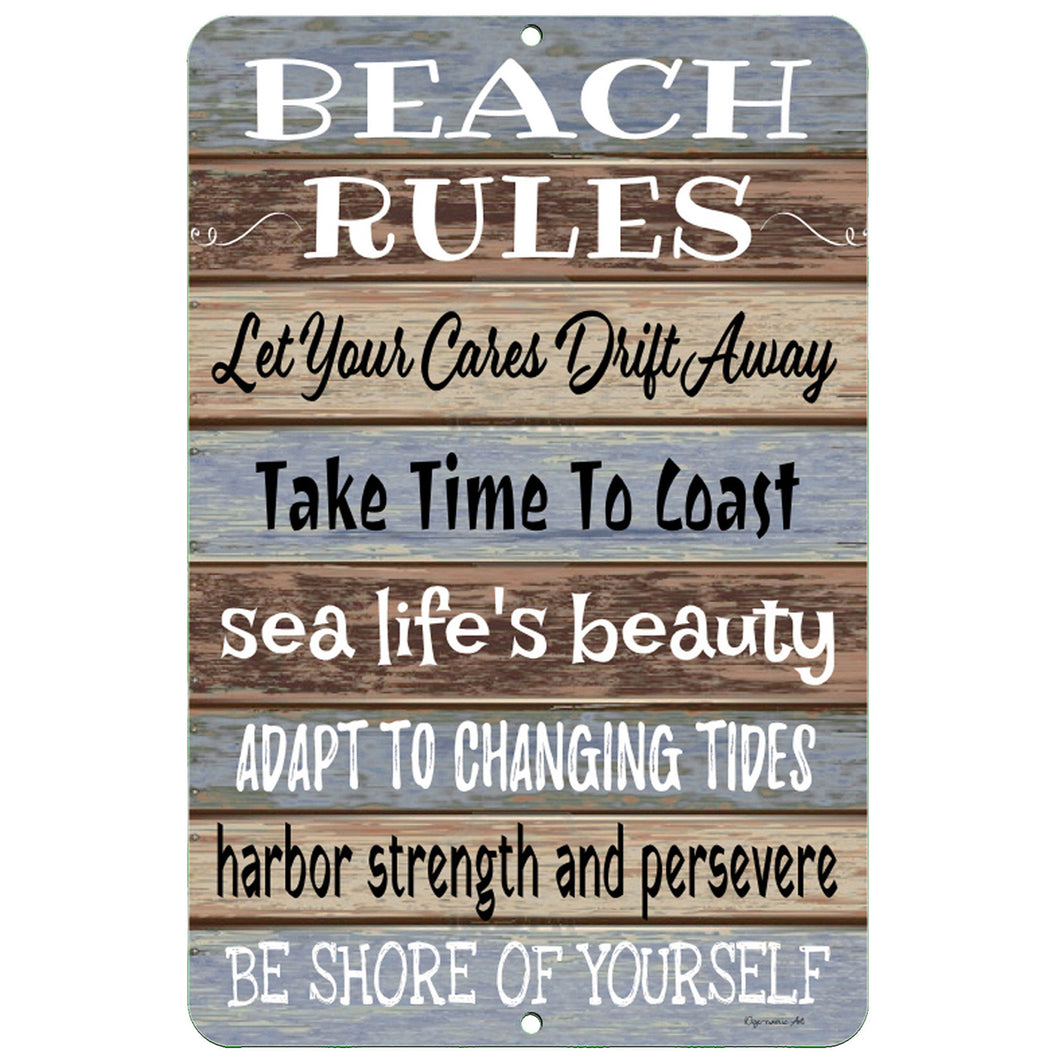 beach-rules-metal-sign-coastal-inspirational-quote-for-beach-lover-dyenamic-art