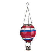 Load image into Gallery viewer, Hot Air Balloon Hanging Solar Lantern Large - Stripe
