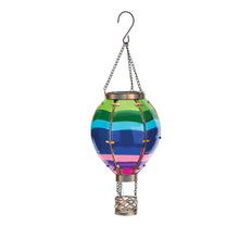Load image into Gallery viewer, Hot Air Balloon Hanging Solar Lantern Small - Stripe
