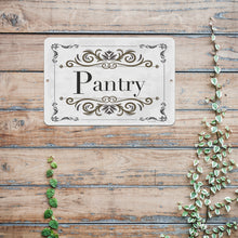 Load image into Gallery viewer, Dyenamic Art - Decorative Pantry Metal Sign - Kitchen Cupboard Wall Art Décor
