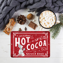 Load image into Gallery viewer, Dyeamic Art - Old Fashioned Hot Cocoa - Red Nostalgic Kitchen Metal Sign
