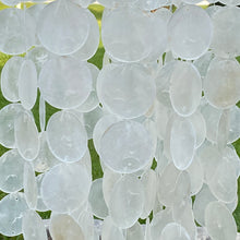 Load image into Gallery viewer, Capiz Wind Chime Chandelier - Natural Ivory - Dyenamic Art
