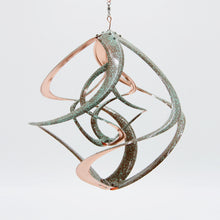 Load image into Gallery viewer, Cosmix Patina and Copper Finish Wind Spinner
