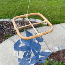 Load image into Gallery viewer, Capiz Shell Wind Chime - Dreamy Blue
