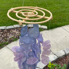 Load image into Gallery viewer, Capiz Shell Wind Chime - Lavender
