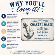 Load image into Gallery viewer, Why You'll Love It Coastal Oasis beach sign feature graphic

