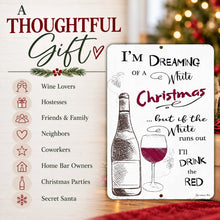Load image into Gallery viewer, Thoughtful Christmas gift idea for wine lovers featuring holiday wine sign
