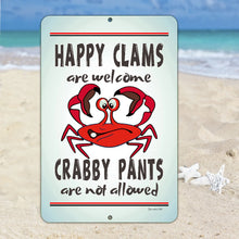 Load image into Gallery viewer, Dyenamic Art beach-themed metal sign displayed on a sandy beach with starfish, making it a perfect addition to coastal homes, patios, and vacation rentals.
