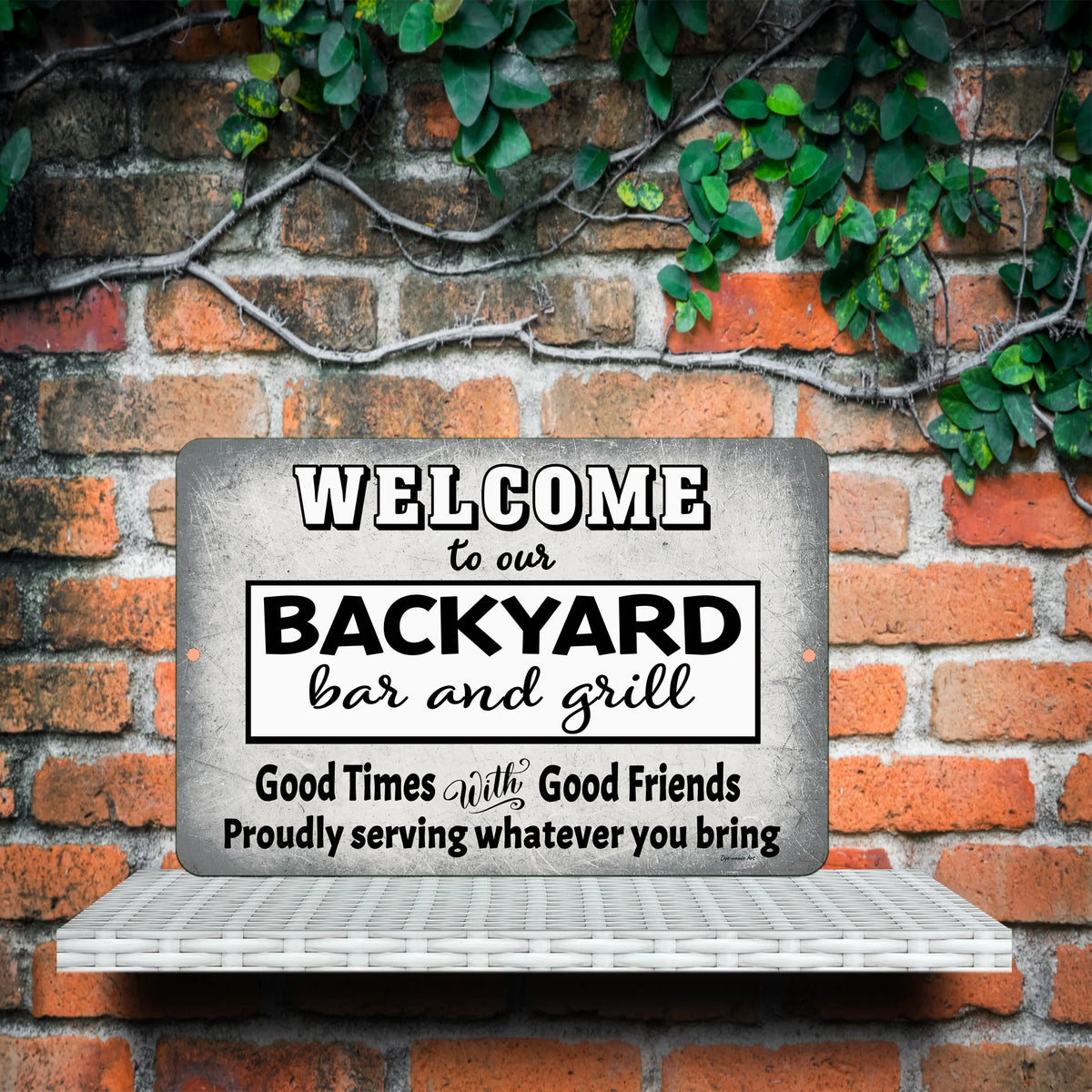 Bar Decorations Outdoor Welcome To Our Backyard Neon Bar Signs, Neon ...