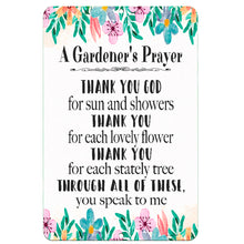 Load image into Gallery viewer, Gardener's Prayer Sign – Inspirational Garden Decor
