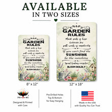 Load image into Gallery viewer, Plant Seeds of Hope inspirational garden sign available in two sizes
