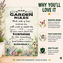 Load image into Gallery viewer, Why You’ll Love It features for Plant Seeds of Hope garden metal sign
