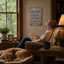 Load image into Gallery viewer, Retirement Rules Sign – Inspirational Gift for Retirees
